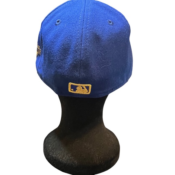 Kansas City Royals 50/50 size 7 Baseball Cap World Series Champions 2015 - Picture 3 of 4